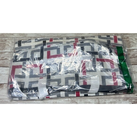 Geometric Large Tote Bag / Handmade Tapisho Design / Quality Canvas Double Strap - Picture 16 of 16